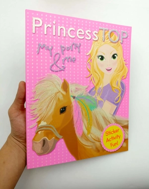 bộ princess top activity book 1: my pony & me