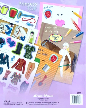 bộ princess top activity book 2: my pony & me