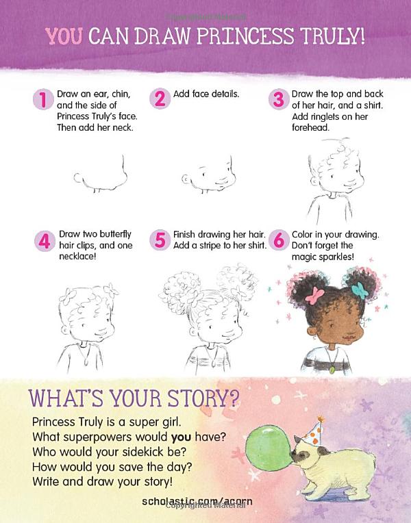 bộ princess truly #1: i am a super girl! (princess truly: scholastic acorn)