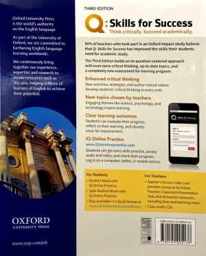 bộ q: skills for success: level 1: listening and speaking student book with iq online practice - 3rd edition