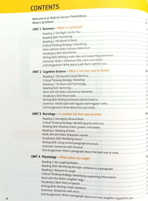 bộ q: skills for success: level 1: reading and writing student book with iq online practice - 3rd edition