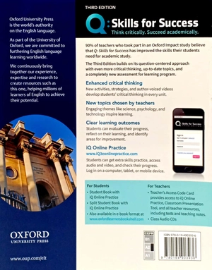 bộ q: skills for success: level 2: reading and writing student book with iq online practice - 3rd edition
