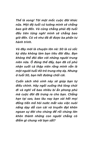 bộ quà tặng của thời gian - 50 vẫn tươi - hiểu người hiểu đời