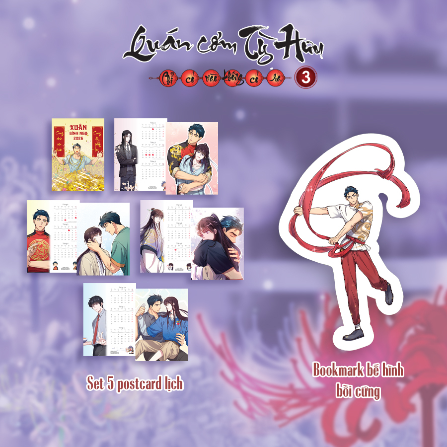 Bộ
						
										
										Quán Cơm Tỳ Hưu - Chỉ Có Vào Không Có Ra - Tập 3 - Tặng Kèm Bookmark Bế Hình Bồi Cứng + Set 5 Postcard Lịch