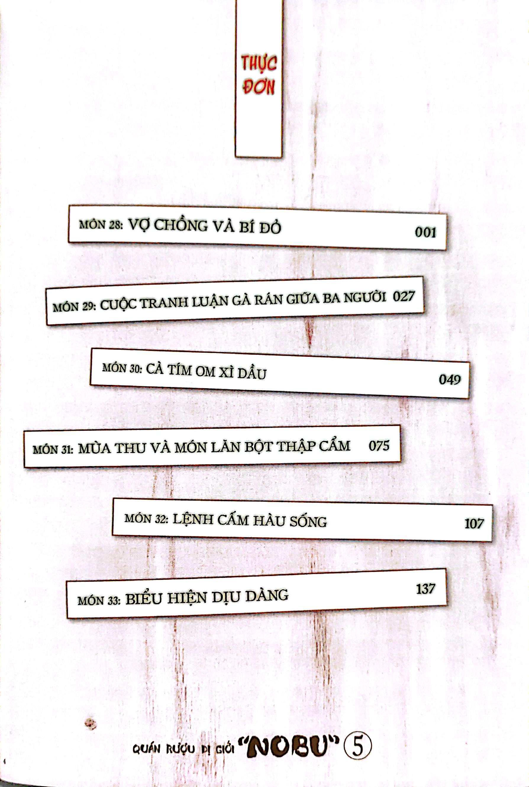 Bo
						
										
										Quan Ruou Di Gioi "Nobu" - Tap 5