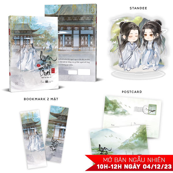 bộ quan tình trai - tập 2 - bản đặc biệt - tặng kèm bookmark hai mặt bồi cứng + postcard hai mặt bồi cứng + standee chibi