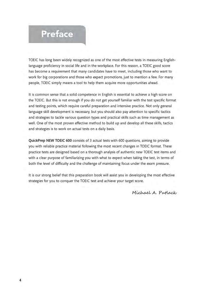 bộ quickprep new toeic 600 - volume 1