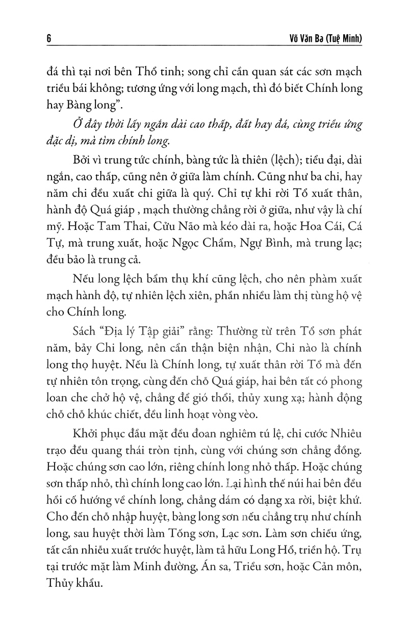 bộ quyết địa tinh thư - tầm long bộ 2