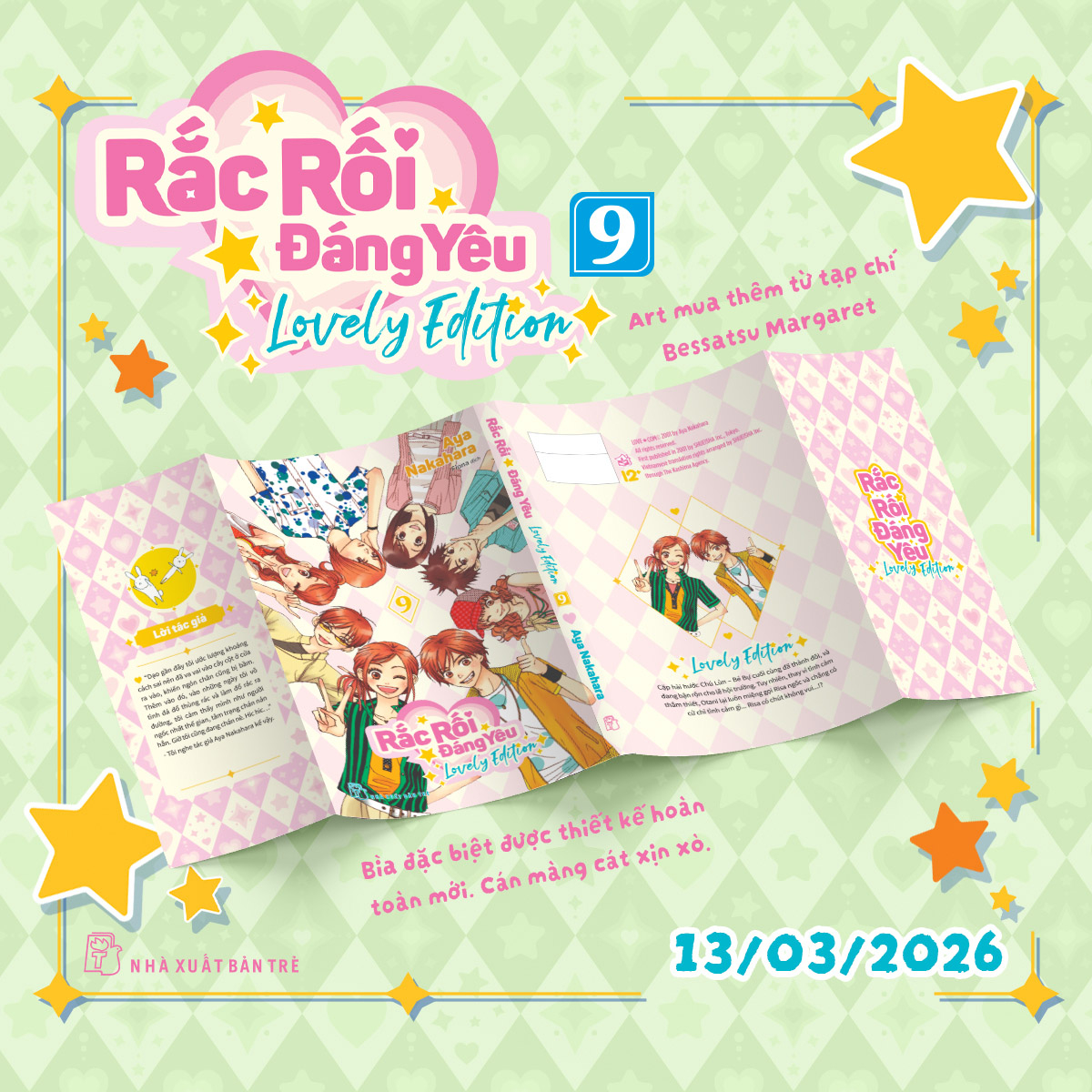 Bộ
						
										
										Rắc Rối Đáng Yêu - Love Com - Tập 9 - Bản Đặc Biệt - Tặng Kèm Bìa Lovely Edition + Clear Đựng Quà + Đĩa CD Giấy + Card Có Chữ Ký Tác Giả