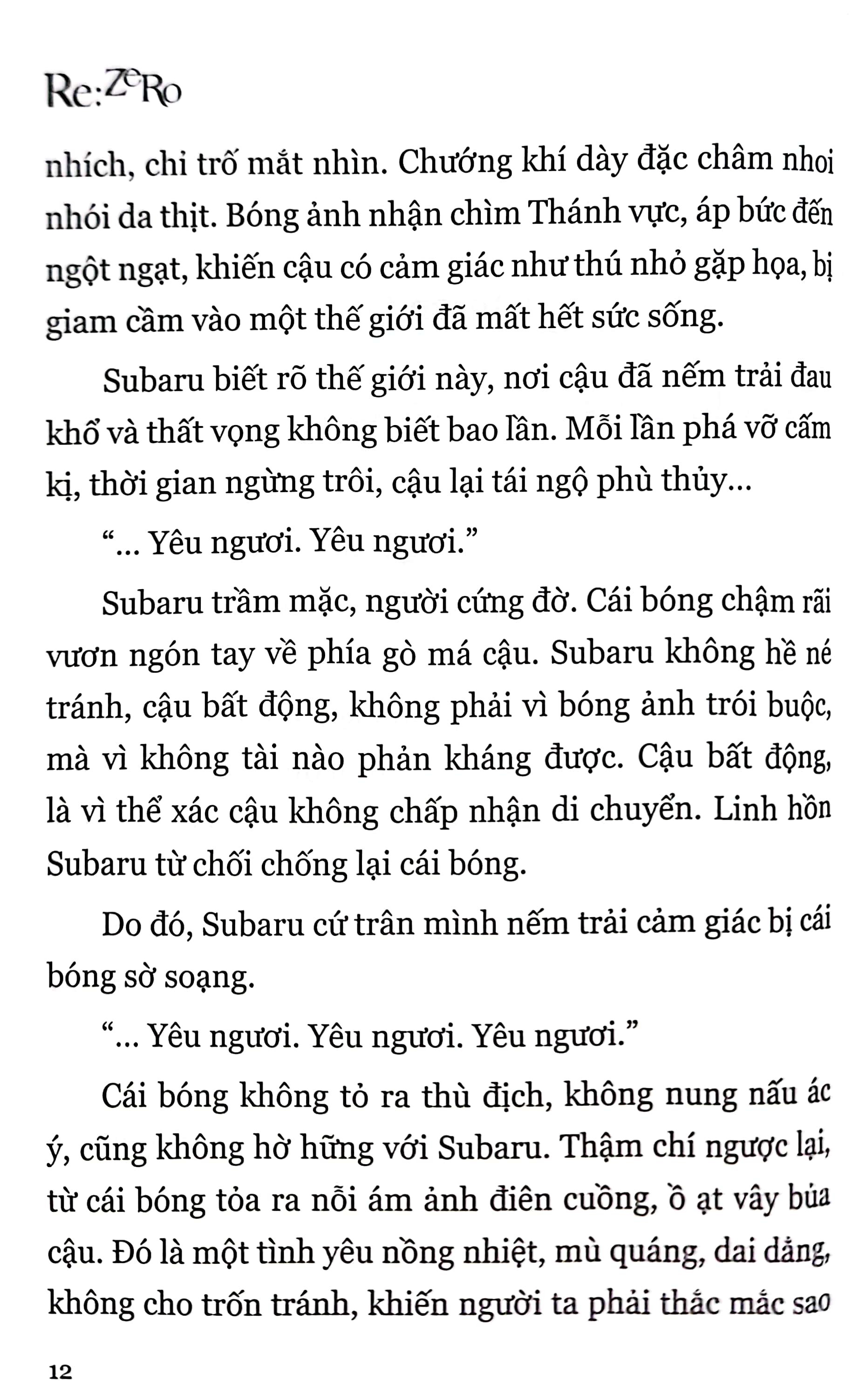 bộ re:zero - bắt đầu lại ở thế giới khác 12