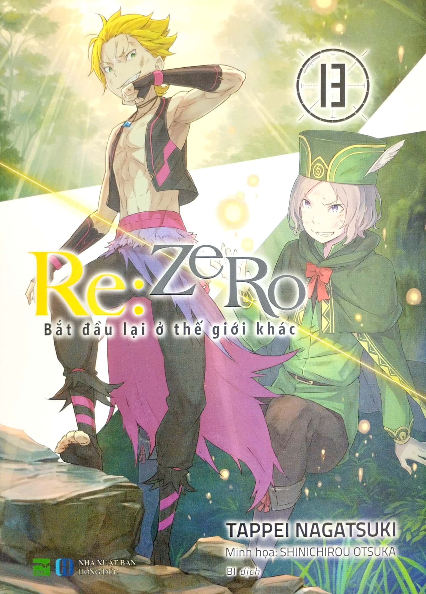 bộ re:zero - bắt đầu lại ở thế giới khác 13 - tặng kèm bookmark pvc in màu