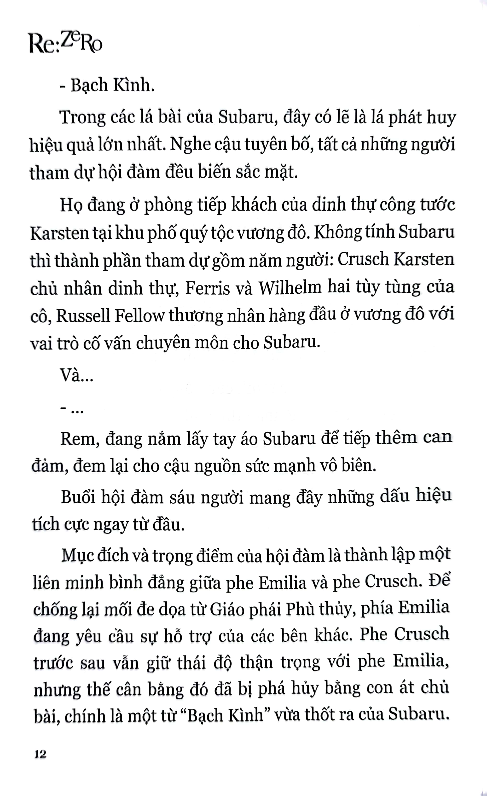 bộ re:zero - bắt đầu lại ở thế giới khác 7 (tái bản 2021)