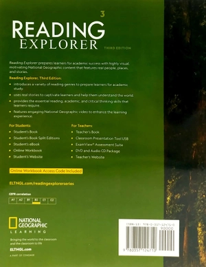 bộ reading explorer 3: student book and online workbook sticker