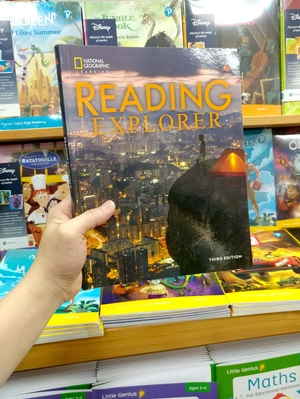 bộ reading explorer 4: student book and online workbook sticker