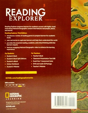 bộ reading explorer 5: student book and online workbook sticker