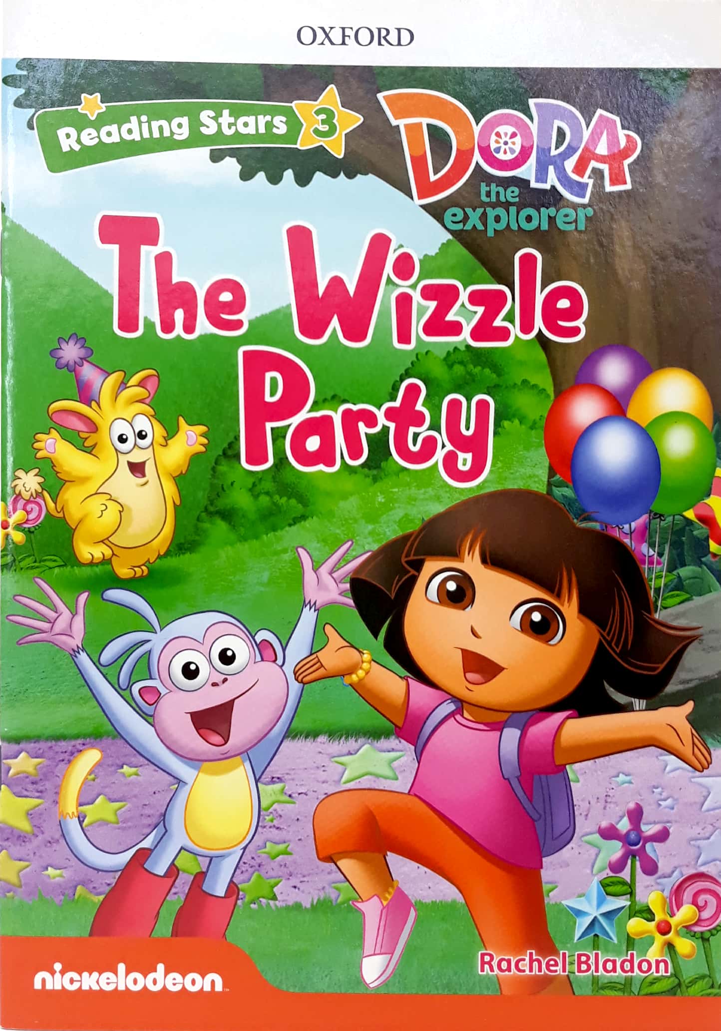 bộ reading stars: level 3: dora the explorer: the wizzle party