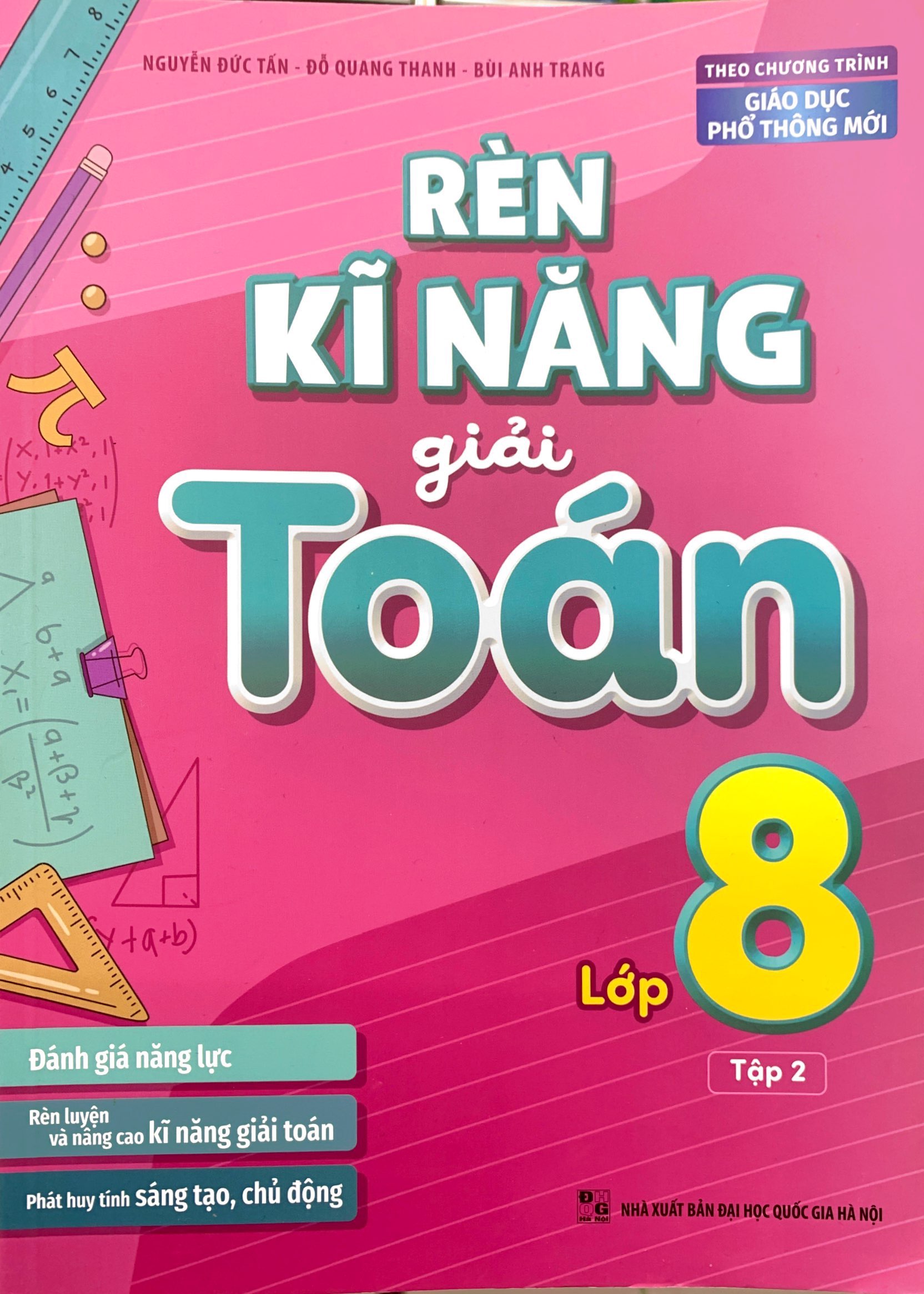 bộ rèn kĩ năng giải toán lớp 8 - tập 2 (theo chương trình giáo dục phổ thông mới)