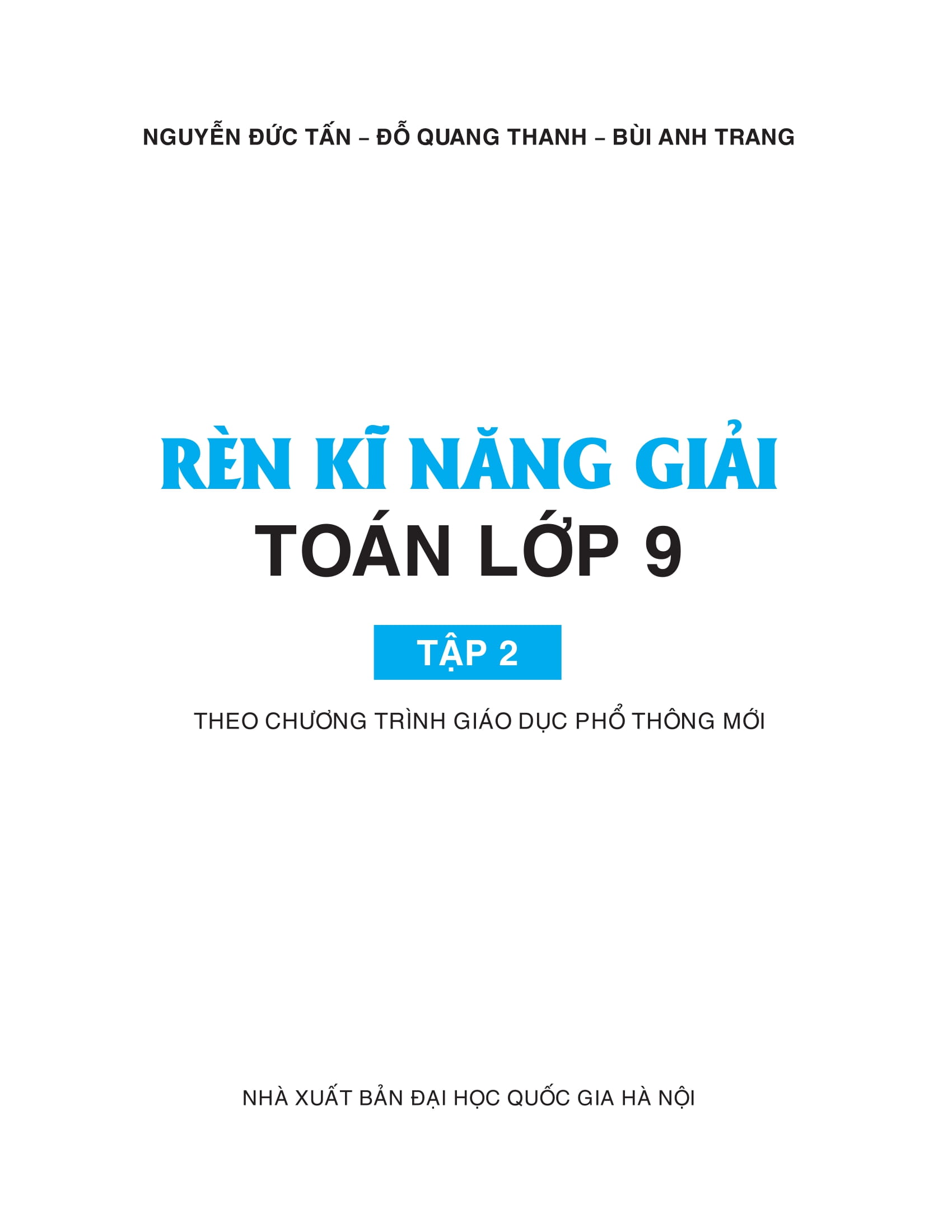 Bo
						
										
										Ren Ki Nang Giai Toan Lop 9 - Tap 2