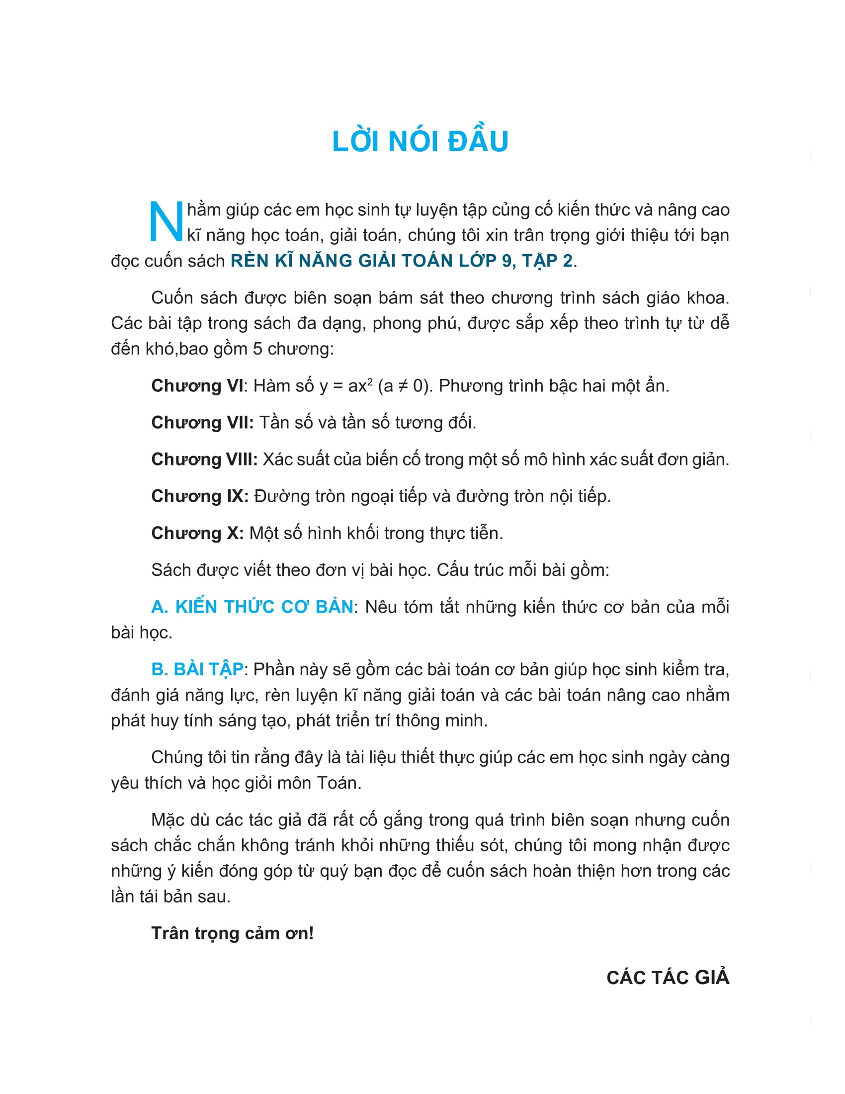 Bo
						
										
										Ren Ki Nang Giai Toan Lop 9 - Tap 2
