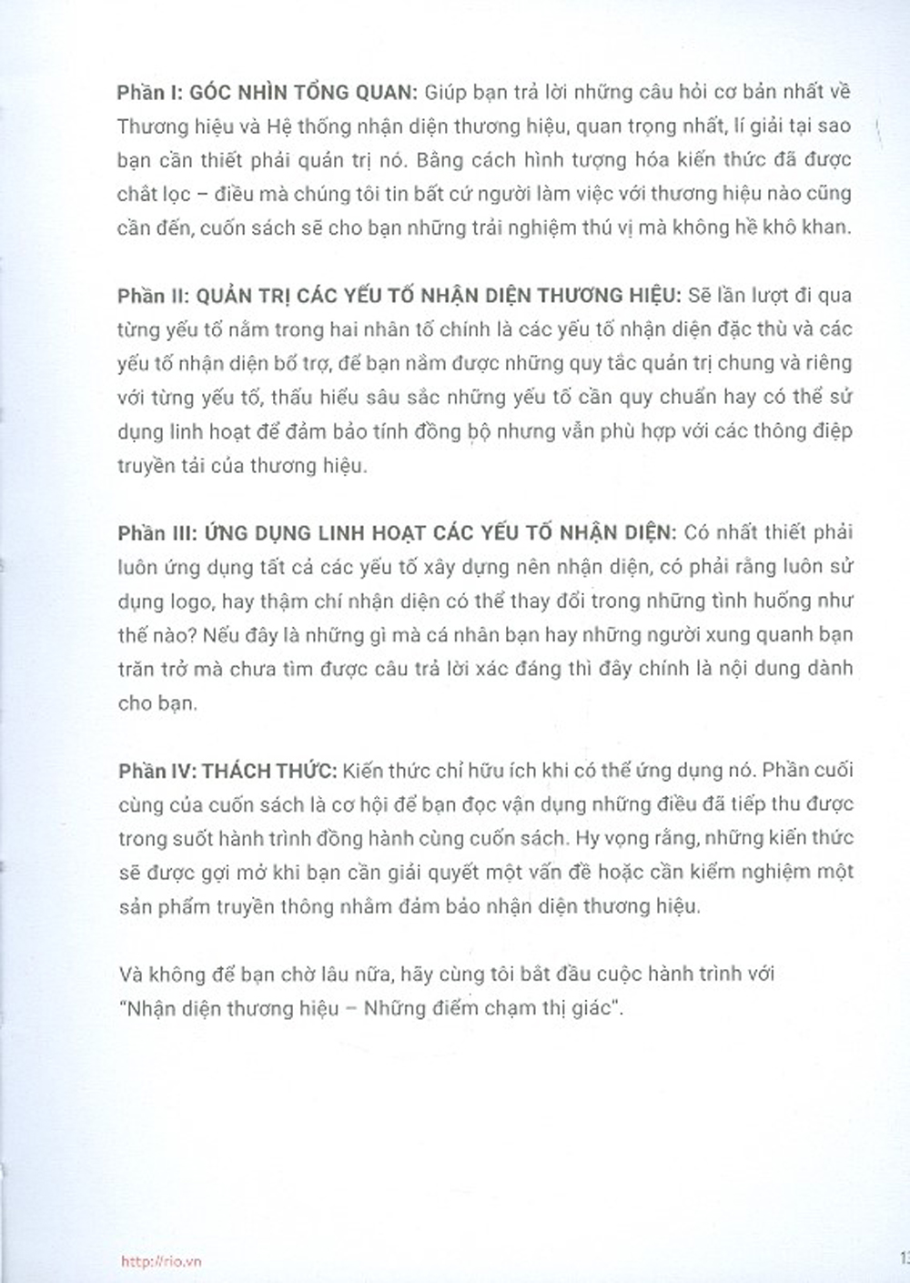 bộ rio book no.2 - nhận diện thương hiệu, những điểm chạm thị giác (tái bản 2021)