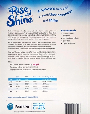 bộ rise and shine american level 1 student's book with ebook and digital activities