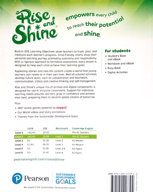 bộ rise and shine american level 2 student's book with ebook and digital activities