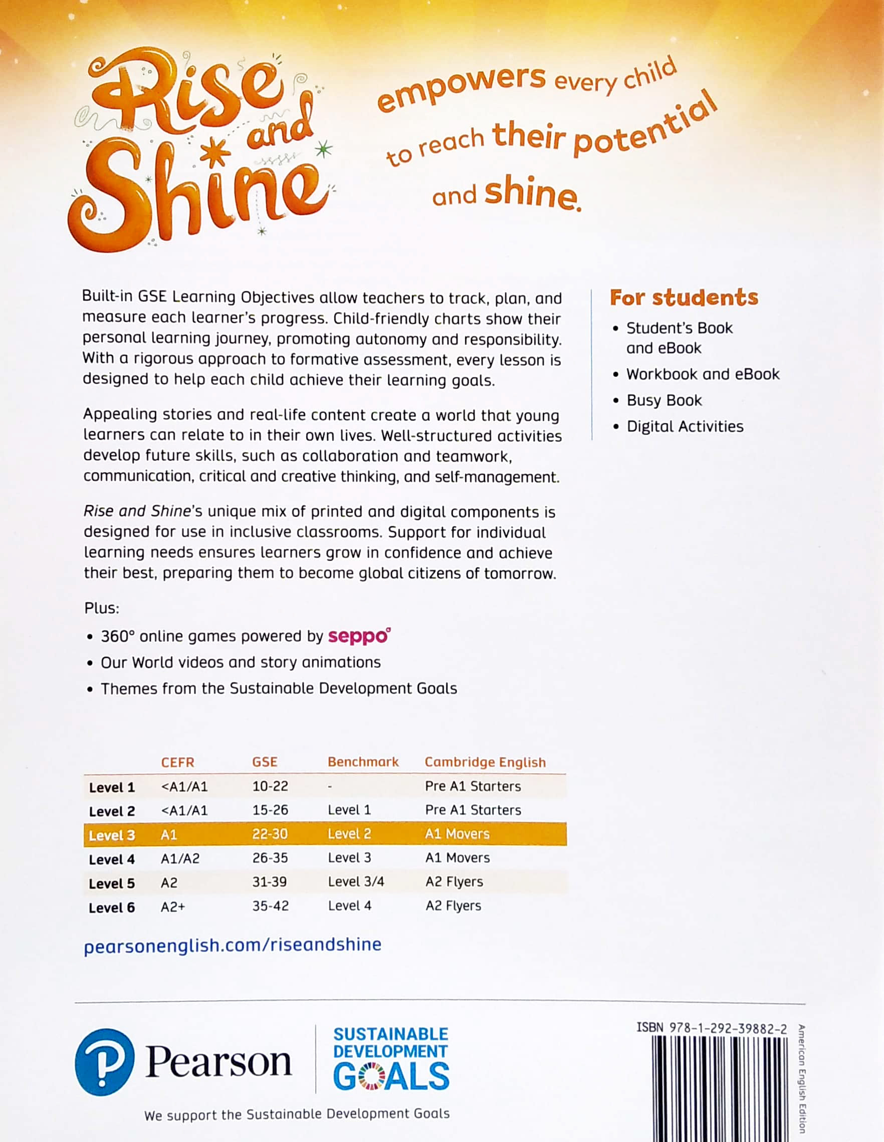 bộ rise and shine american level 3 workbook with ebook