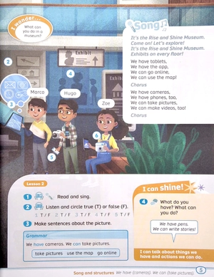 bộ rise and shine american level 4 student's book with ebook and digital activities