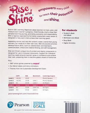 bộ rise and shine american level 4 student's book with ebook and digital activities