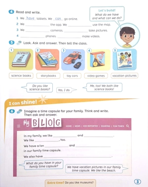 bộ rise and shine american level 4 workbook with ebook