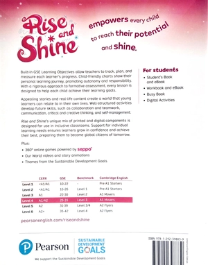 bộ rise and shine american level 4 workbook with ebook