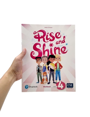 bộ rise and shine american level 4 workbook with ebook