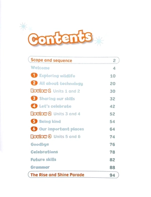 bộ rise and shine american level 5 student's book with ebook and digital activities