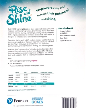 bộ rise and shine american level 5 workbook with ebook