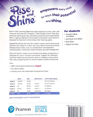 bộ rise and shine american level 6 workbook with ebook