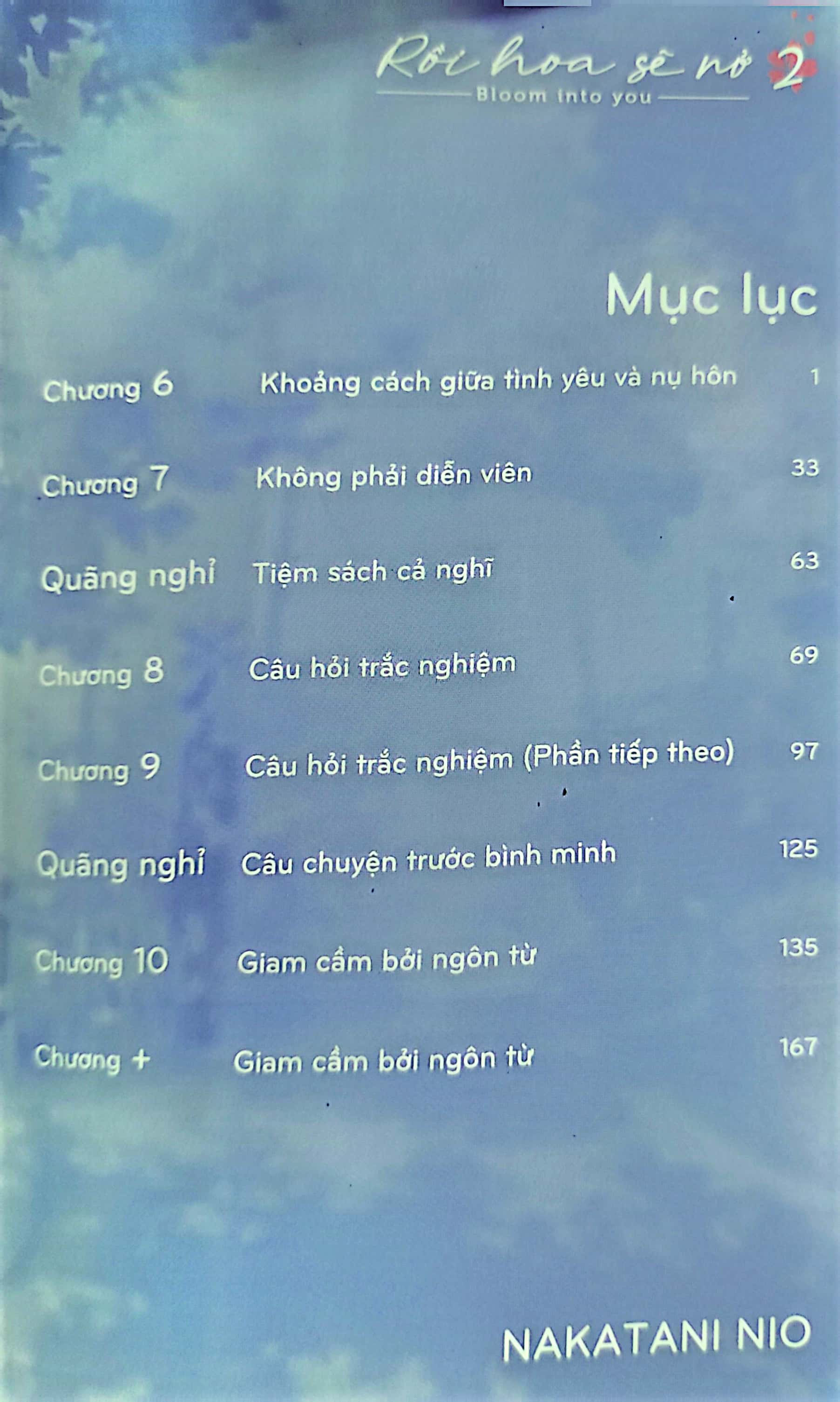 bộ rồi hoa sẽ nở - bloom into you - tập 2