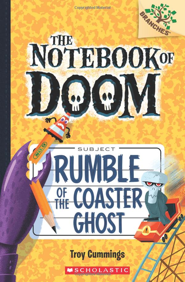 bộ rumble of the coaster ghost: a branches book (the notebook of doom #9)