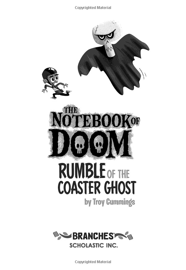 bộ rumble of the coaster ghost: a branches book (the notebook of doom #9)