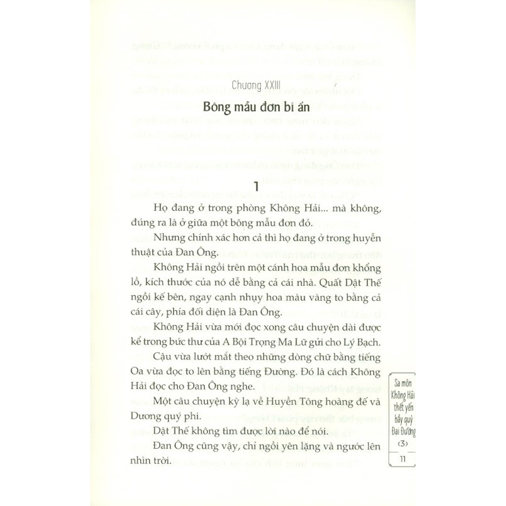bộ sa môn không hải thết yến bầy quỷ đại đường - tập 3
