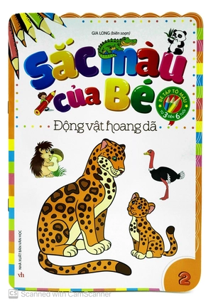 bộ sắc màu của bé - động vật hoang dã