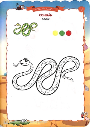 bộ sắc màu của bé - động vật hoang dã