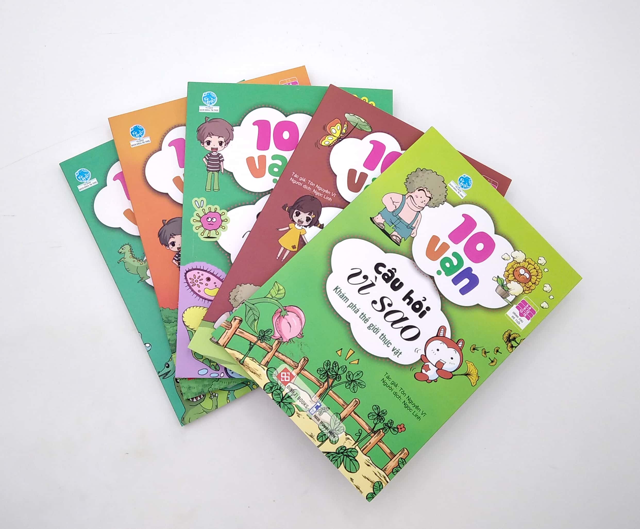 bộ sách 10 vạn câu hỏi vì sao 3 - động vật - thực vật (bộ 5 cuốn)