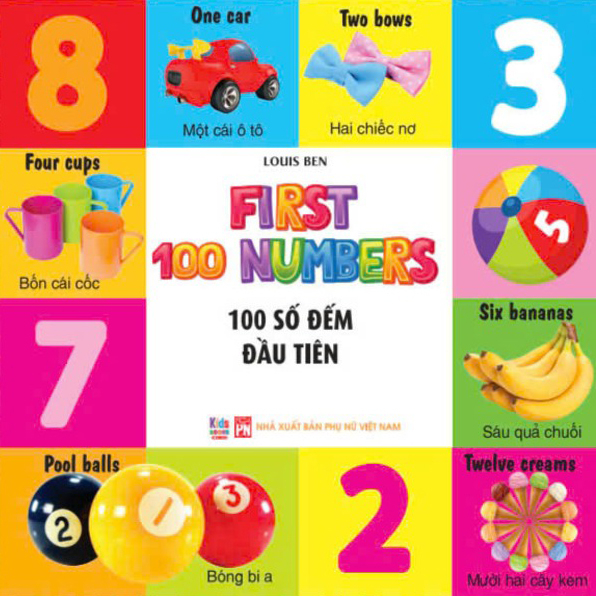 bộ sách 100 từ đầu tiên cho bé (bộ 4 cuốn)