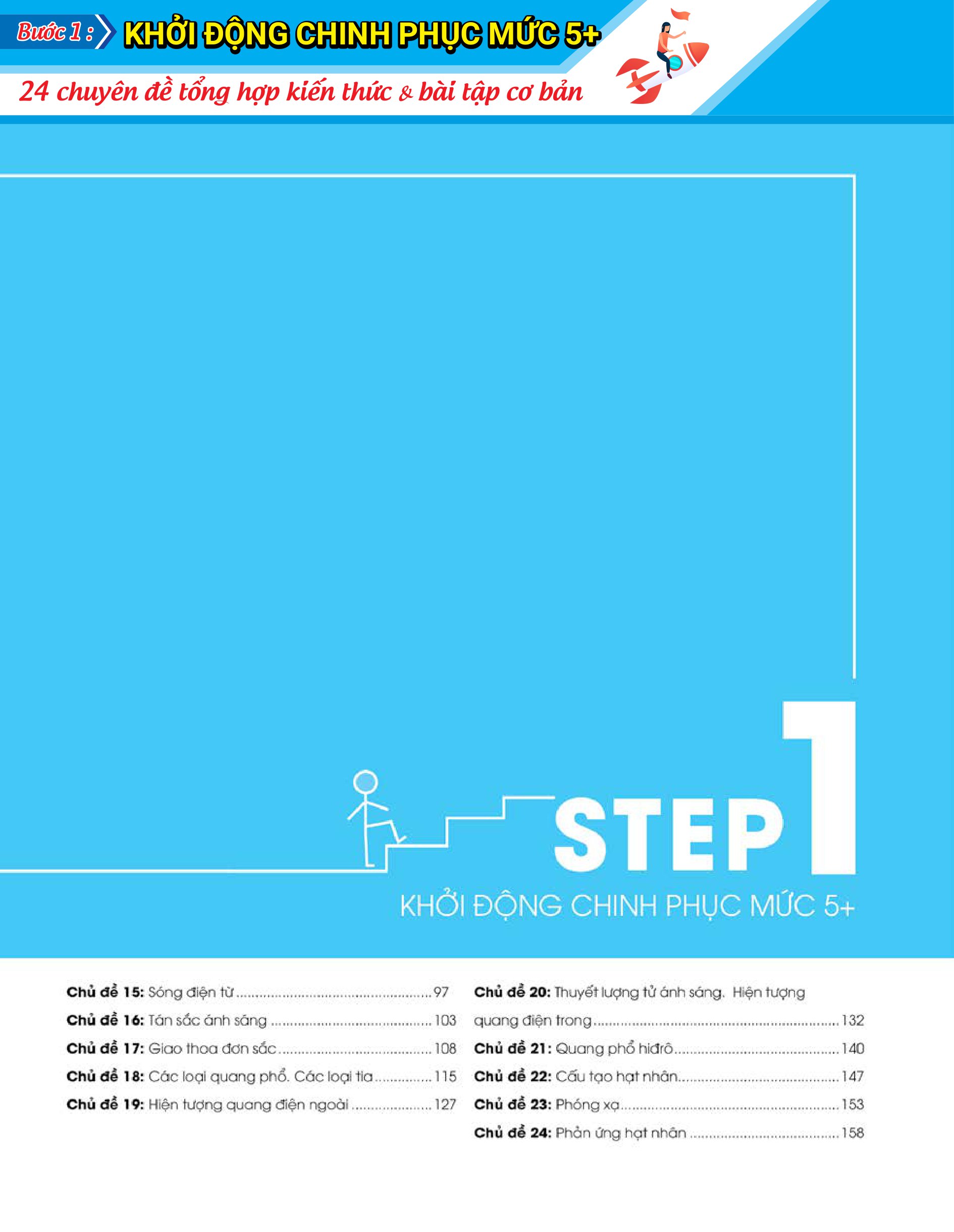 bộ sách 3 step khối a1 - tiết lộ bí quyết 3 bước đạt điểm 8+ toán - lý - anh