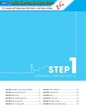 bộ sách 3 step khối d7 - tiết lộ bí quyết 3 bước đạt điểm 8+ toán - hóa - anh