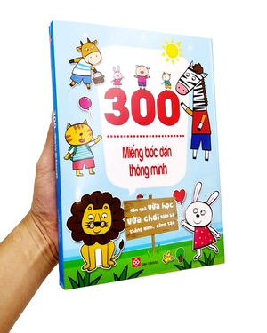 bộ sách 300 miếng bóc dán thông minh (bộ 6 cuốn)