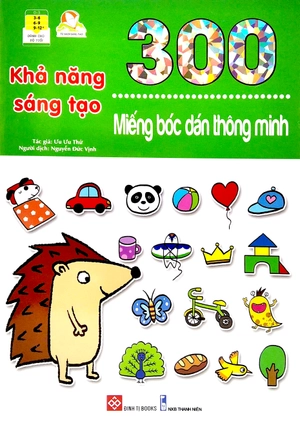 bộ sách 300 miếng bóc dán thông minh (bộ 6 cuốn)