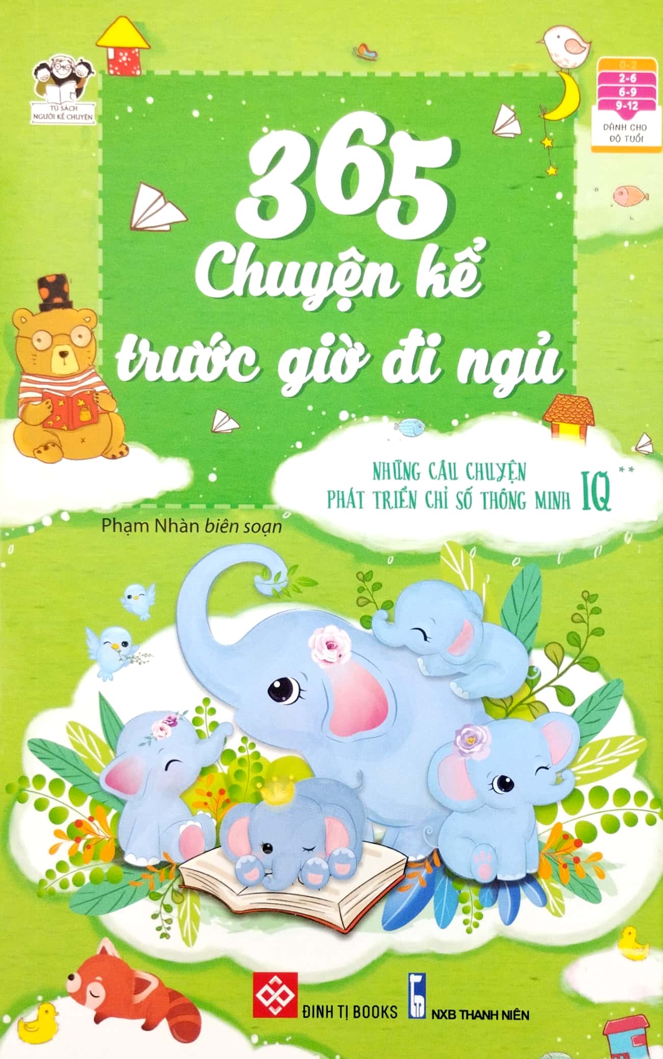 bộ sách 365 chuyện kể trước giờ đi ngủ - những câu chuyện phát triển chỉ số iq-eq (bộ 4 tập)