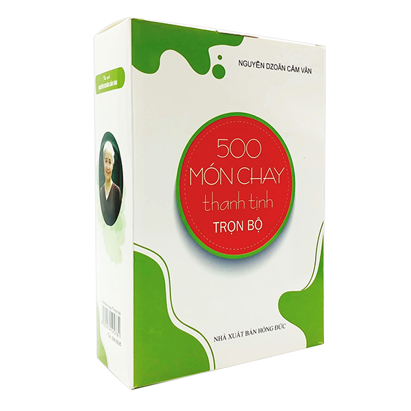 bộ sách 500 món chay thanh tịnh (bộ 16 cuốn)