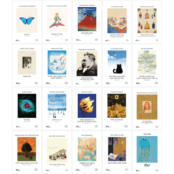 Bo Sach An Ban Dac Biet 20 Nam Thanh Lap Nha Nam - Bia Cung (Bo 20 Cuon) - An Ban So 90